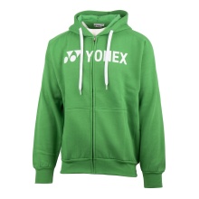 Yonex Full-Zip Logo Hoodie (Cotton Blend) green Men's